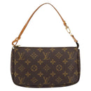 LOUIS VUITTON Monogram Pochette Accessoires Pouch M51980 LV Auth BA7942-13