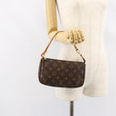 LOUIS VUITTON Monogram Pochette Accessoires Pouch M51980 LV Auth BA7942-20
