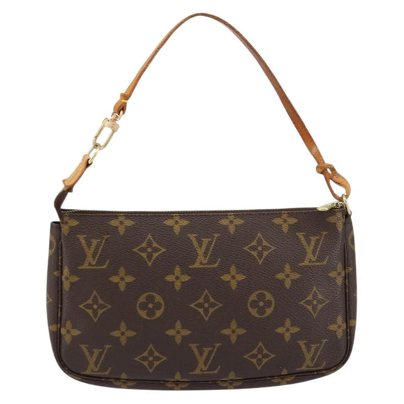 LOUIS VUITTON Monogram Pochette Accessoires Pouch M51980 LV Auth BA7942