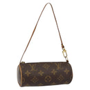LOUIS VUITTON Monogram Papillon Pouch LV Auth BA7945-1