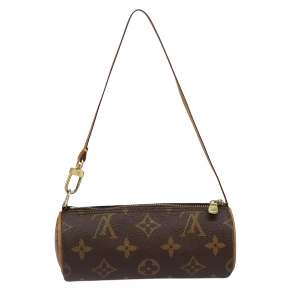 LOUIS VUITTON Monogram Papillon Pouch LV Auth BA7945
