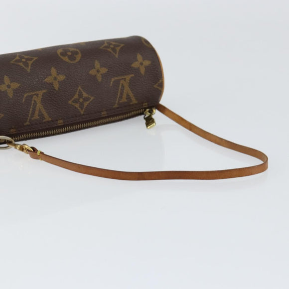 LOUIS VUITTON Monogram Papillon Pouch LV Auth BA7945