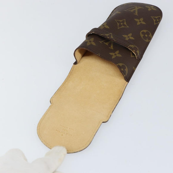 LOUIS VUITTON Monogram Etui Lunette Rabat Glasses Case M62970 LV Auth BA7946