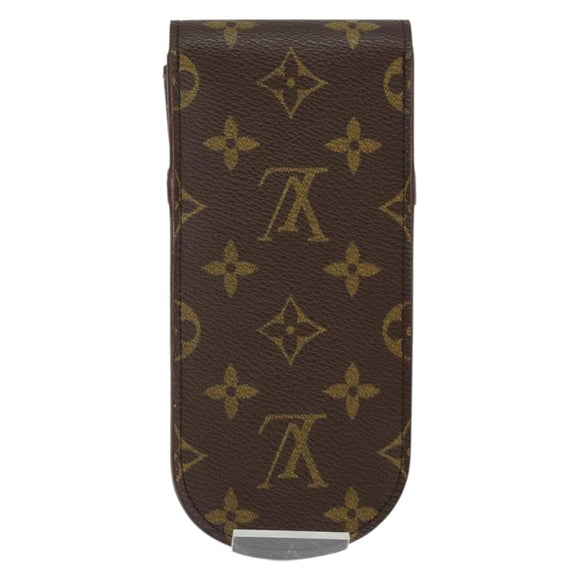 LOUIS VUITTON Monogram Etui Lunette Rabat Glasses Case M62970 LV Auth BA7946
