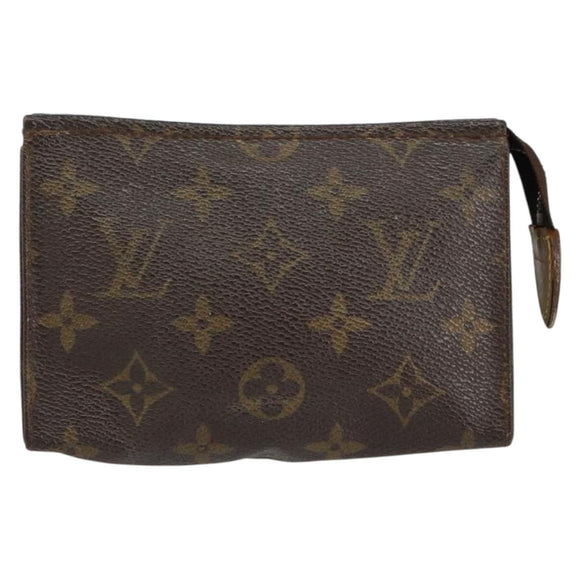 LOUIS VUITTON Monogram Poche Toilette 15 Pouch M47546 LV Auth BA7947