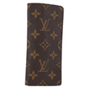 LOUIS VUITTON Monogram Etui Lunette Simple Glasses Case LV Auth BA7948-1
