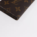LOUIS VUITTON Monogram Etui Lunette Simple Glasses Case LV Auth BA7948-15