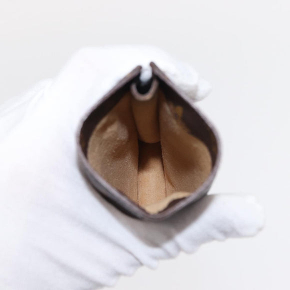 LOUIS VUITTON Monogram Etui Lunette Simple Glasses Case LV Auth BA7948