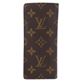 LOUIS VUITTON Monogram Etui Lunette Simple Glasses Case LV Auth BA7948 - 0