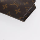 LOUIS VUITTON Monogram Etui Lunette Simple Glasses Case LV Auth BA7948-7