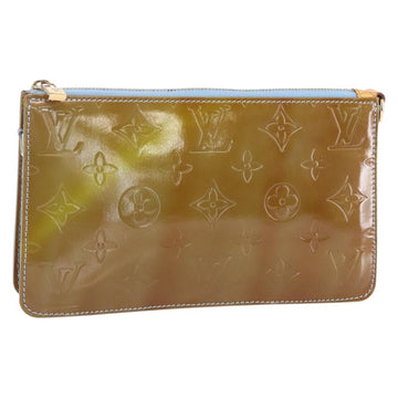 LOUIS VUITTON Monogram Vernis Lexington Pouch Baby Blue M91011 LV Auth BA7951