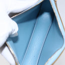 LOUIS VUITTON Monogram Vernis Lexington Pouch Baby Blue M91011 LV Auth BA7951-10