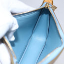LOUIS VUITTON Monogram Vernis Lexington Pouch Baby Blue M91011 LV Auth BA7951-17