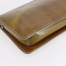 LOUIS VUITTON Monogram Vernis Lexington Pouch Baby Blue M91011 LV Auth BA7951-14