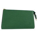 LOUIS VUITTON Epi Pochette Accessoires Pouch Green M52984 LV Auth BA7952-1