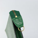 LOUIS VUITTON Epi Pochette Accessoires Pouch Green M52984 LV Auth BA7952-8