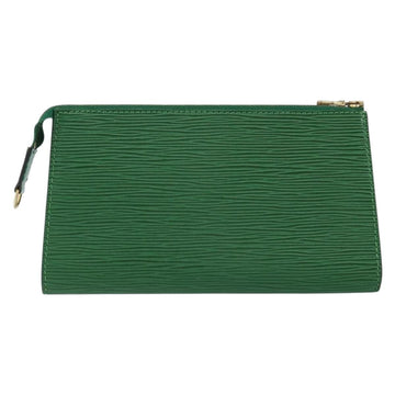 LOUIS VUITTON Epi Pochette Accessoires Pouch Green M52984 LV Auth BA7952 - 0
