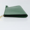 LOUIS VUITTON Epi Pochette Accessoires Pouch Green M52984 LV Auth BA7952-4