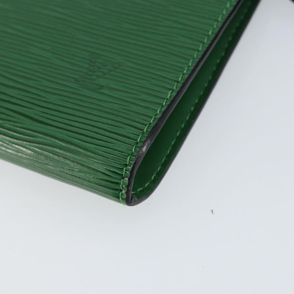 LOUIS VUITTON Epi Pochette Accessoires Pouch Green M52984 LV Auth BA7952