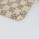 LOUIS VUITTON Damier Azur Neverfull MM Pouch LV Auth BA7953-15