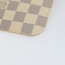 LOUIS VUITTON Damier Azur Neverfull MM Pouch LV Auth BA7953-16