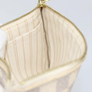 LOUIS VUITTON Damier Azur Neverfull MM Pouch LV Auth BA7953-18