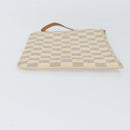 LOUIS VUITTON Damier Azur Neverfull MM Pouch LV Auth BA7953-3