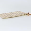 LOUIS VUITTON Damier Azur Neverfull MM Pouch LV Auth BA7953-5