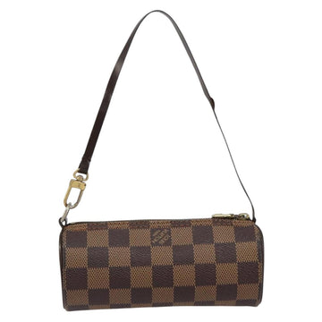 LOUIS VUITTON Damier Ebene Papillon Pouch LV Auth BA7956 - 0