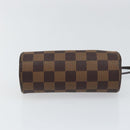 LOUIS VUITTON Damier Ebene Papillon Pouch LV Auth BA7956-5