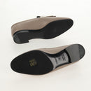 HERMES Moccasin Royale Shoes Leather Beige Auth BA7957M-9