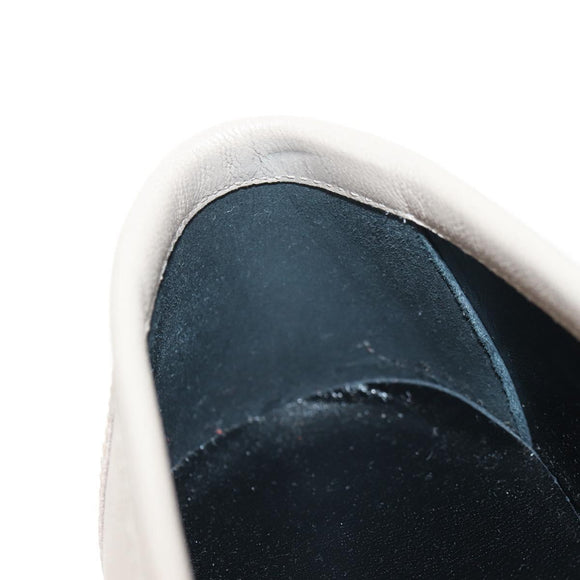 HERMES Moccasin Royale Shoes Leather Beige Auth BA7957M