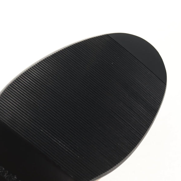 HERMES Destan Kelly Buckle Loafers Shoes Suede Beige Auth BA7958M