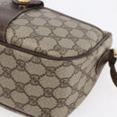 GUCCI GG Supreme Web Sherry Line Bag PVC Beige Gold 89 02 032 Auth BA7961-14