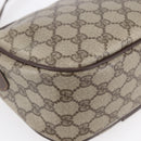 GUCCI GG Supreme Web Sherry Line Bag PVC Beige Gold 89 02 032 Auth BA7961-17