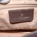 GUCCI GG Supreme Web Sherry Line Bag PVC Beige Gold 89 02 032 Auth BA7961-19