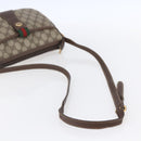 GUCCI GG Supreme Web Sherry Line Bag PVC Beige Gold 89 02 032 Auth BA7961-7