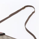 GUCCI GG Supreme Web Sherry Line Bag PVC Beige Gold 89 02 032 Auth BA7961-8