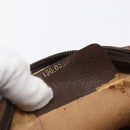 GUCCI GG Supreme Web Sherry Line Bag PVC Beige Gold 156 02 066 Auth BA7963-20