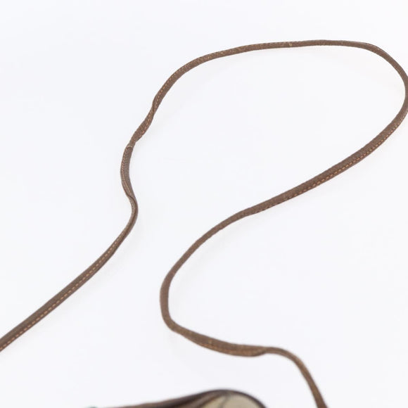 GUCCI GG Supreme Web Sherry Line Bag PVC Beige Gold 156 02 066 Auth BA7963