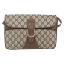 GUCCI GG Supreme Shoulder Bag PVC Beige Gold 904 02 025 Auth BA7965-13