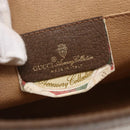 GUCCI GG Supreme Web Sherry Line Clutch Bag PVC Beige Gold 89 01 031 Auth BA7966-9