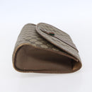 GUCCI GG Supreme Web Sherry Line Clutch Bag PVC Beige Gold 89 01 031 Auth BA7966-4