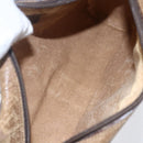 GUCCI GG Supreme Web Sherry Line Bag PVC Beige Gold 98 02 004 Auth BA7967-10