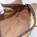 GUCCI GG Supreme Web Sherry Line Bag PVC Beige Gold 98 02 004 Auth BA7967-20