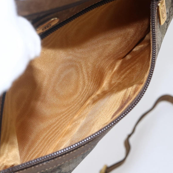 GUCCI GG Supreme Web Sherry Line Bag PVC Beige Gold 98 02 004 Auth BA7967