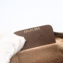 GUCCI GG Supreme Web Sherry Line Bag PVC Beige Gold 116 02 089 Auth BA7968-12