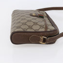 GUCCI GG Supreme Web Sherry Line Bag PVC Beige Gold 116 02 089 Auth BA7968-4