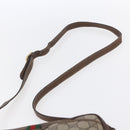 GUCCI GG Supreme Web Sherry Line Bag PVC Beige Gold 116 02 089 Auth BA7968-8