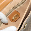 GUCCI Micro GG Supreme Shoulder Bag PVC Beige Gold Auth BA7969-17